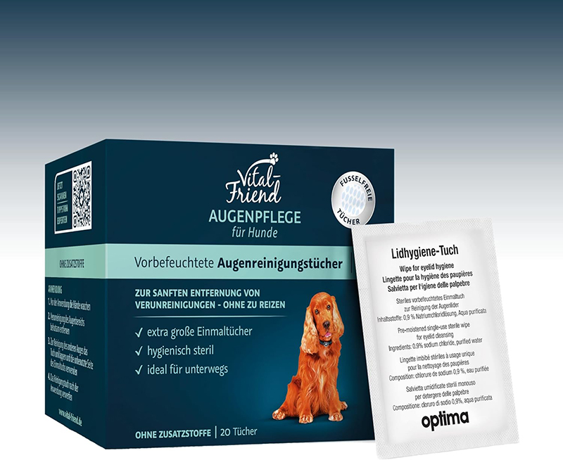 Vital-Friend Augenpflegetücher für Hunde